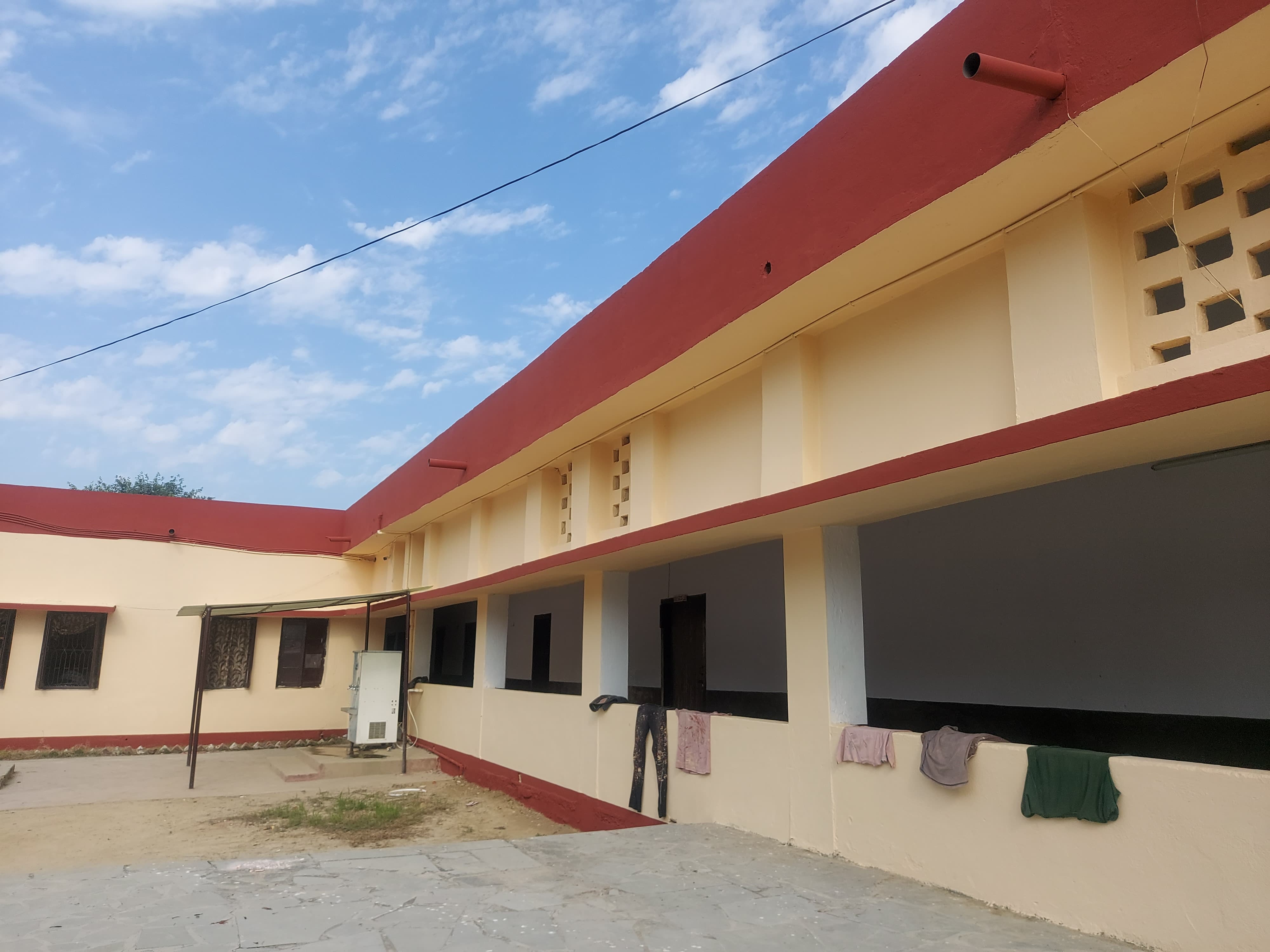 External Whitewash work