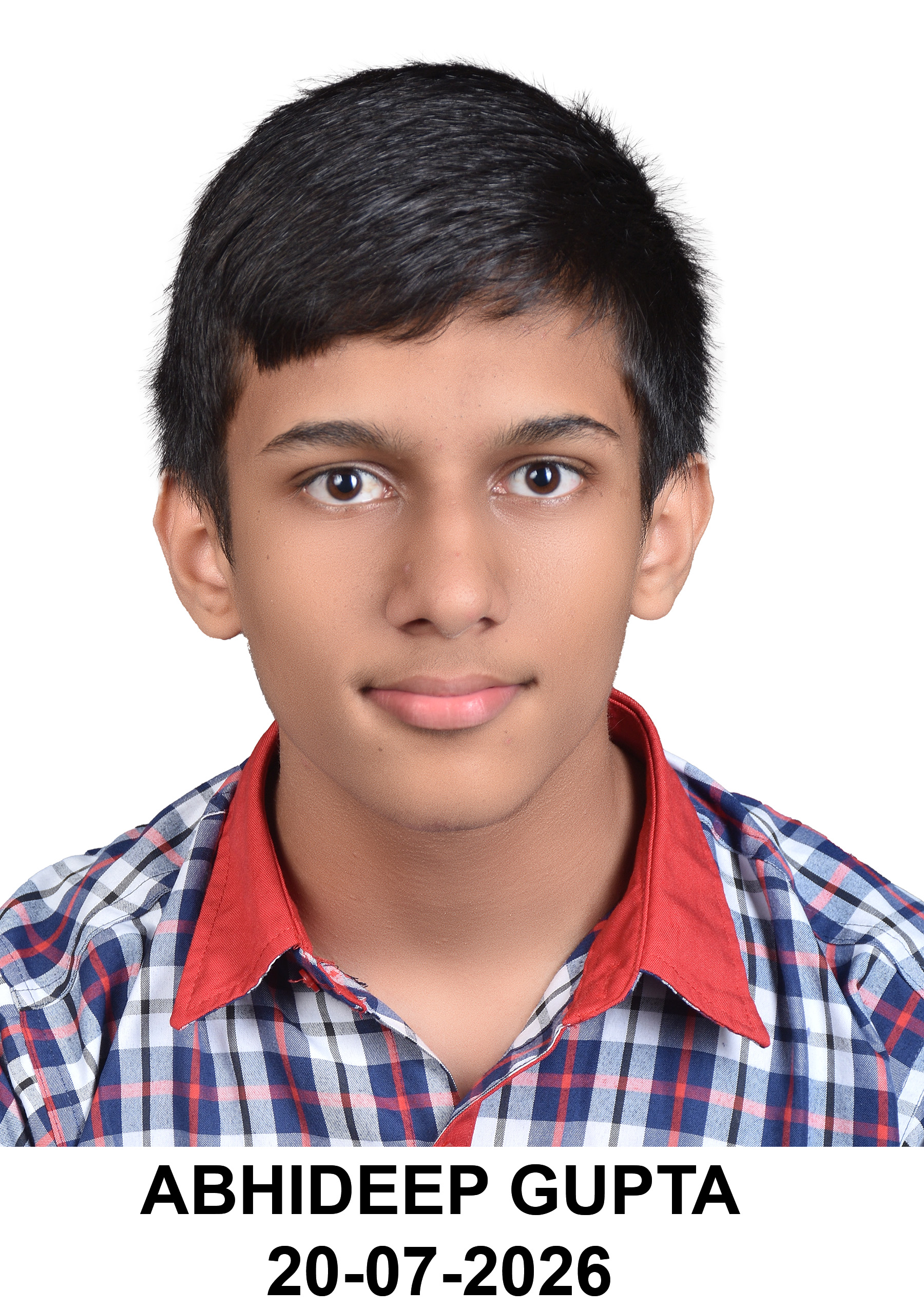 student name