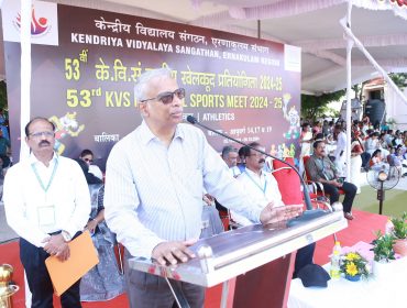 53rd KVS NSM Athletics(Girls)24-25 Dr A Jayathilak IAS, Additional Chief Secretary, Finance at LNCPE, Trivandrum, hosted by PM Shri KV Pattom