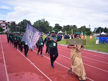 53rd KVS NSM Athletics(Girls)24-25 Inaugural Function March Past 22.09.2024 at LNCPE, Trivandrum, hosted by PM Shri KV Pattom