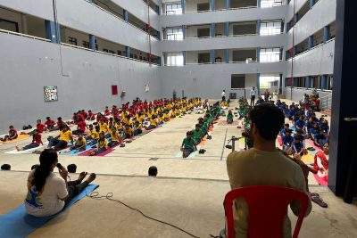 सुबह की प्रार्थना सभा