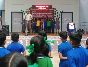 addressing the gathering