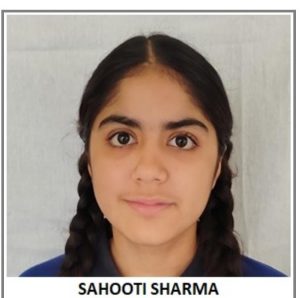 SAHOOTI SHARMA -CBSE Class 12 District Topper 2026-27, kendriya vidyalaya jyotipuram