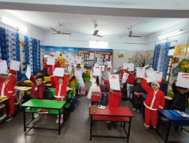 coloring by balvatika students