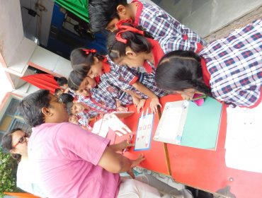 showcasing models and projects by students under NIPUN BHARAT