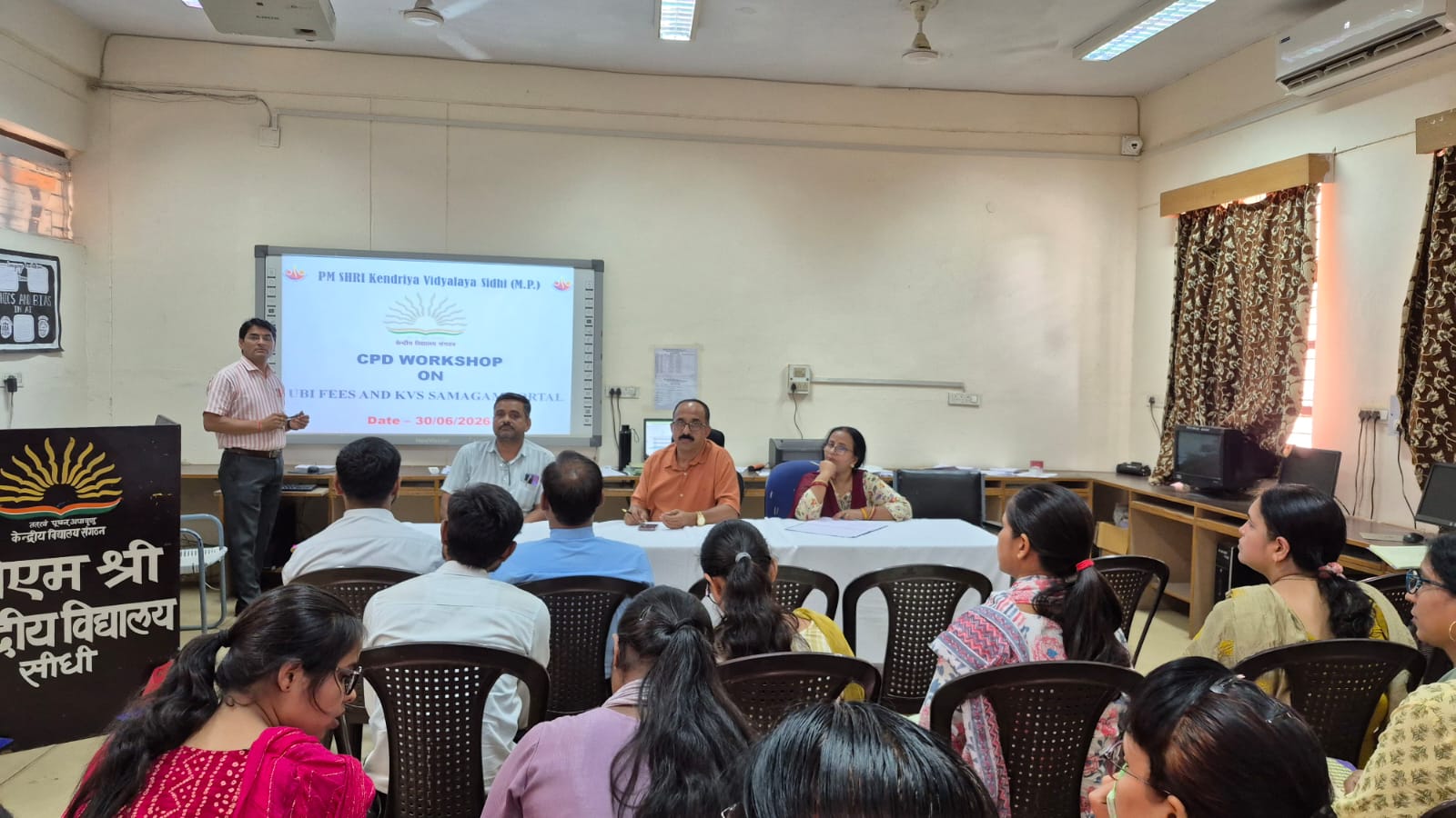 CPD workshop on UBI Fees and KVS samagam portal