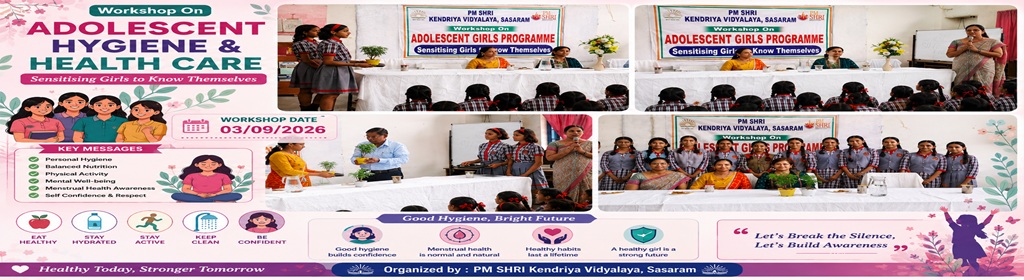 workshop on adolescent hygiene and health care essential