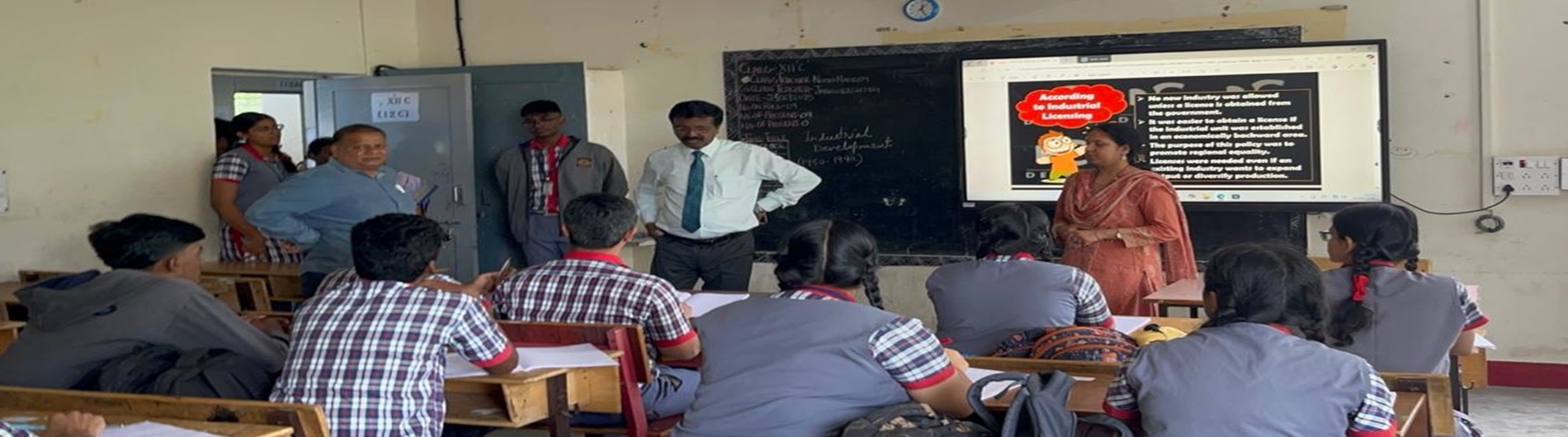 Honorable A DC Dev Kumar visited our school