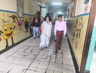 माननीय डी.सी. श्री शेख ताजुद्दीन सर ने पी.एम. श्री के.वी. मैसूरु का दौरा किया