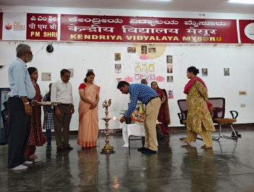 पीएम श्री केन्द्रीय विद्यालय मैसूरु में कन्नड़ राज्योत्सव मनाया गया