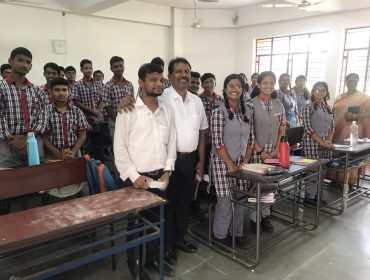 DC Sir interacted with the Students of Class XI