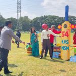 Ball throw by Chairman Sir