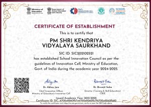 SIC CERTIFICATE 2024(SCHOOL INNOVATION)