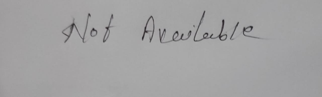 not available