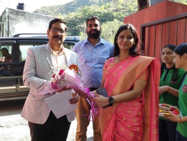 उप आयुक्त केवीएस क्षेत्रीय कार्यालय (गुरुग्राम) का दौरा