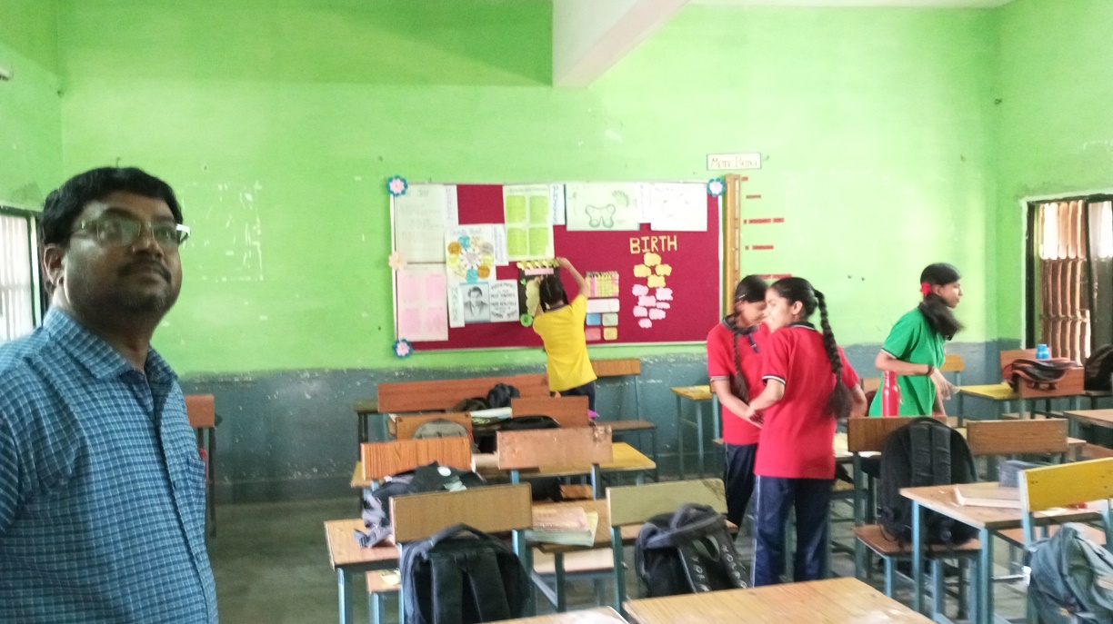 क्लास बोर्ड सजावट