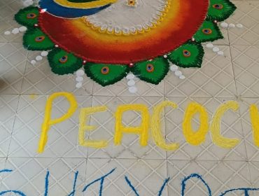 HOUSE WISE RANGOLI COMPETITION 2025- SHIVAJI HOUSE