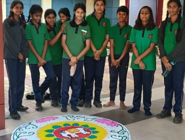 HOUSE WISE RANGOLI COMPETITION 2025 -TAGORE HOUSE