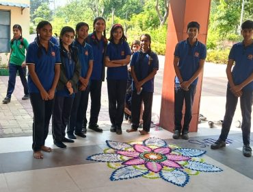 HOUSE WISE RANGOLI COMPETITION 2025 -SHIVAJI HOUSE