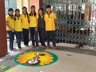 HOUSE WISE RANGOLI COMPETITION 2025 -RAMAN HOUSE