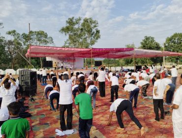 yoga day celebration