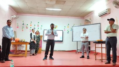 शिक्षकों द्वारा इन हाउस ट्रेनिंग रोल प्ले किया गया