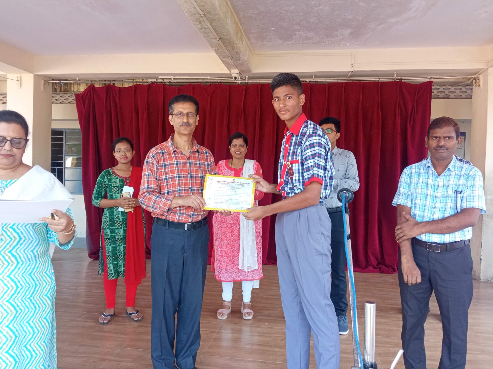 हमारे विद्यालय का एक छात्र राष्ट्रीय बाल विज्ञान कांग्रेस के लिए चयनित हुआ