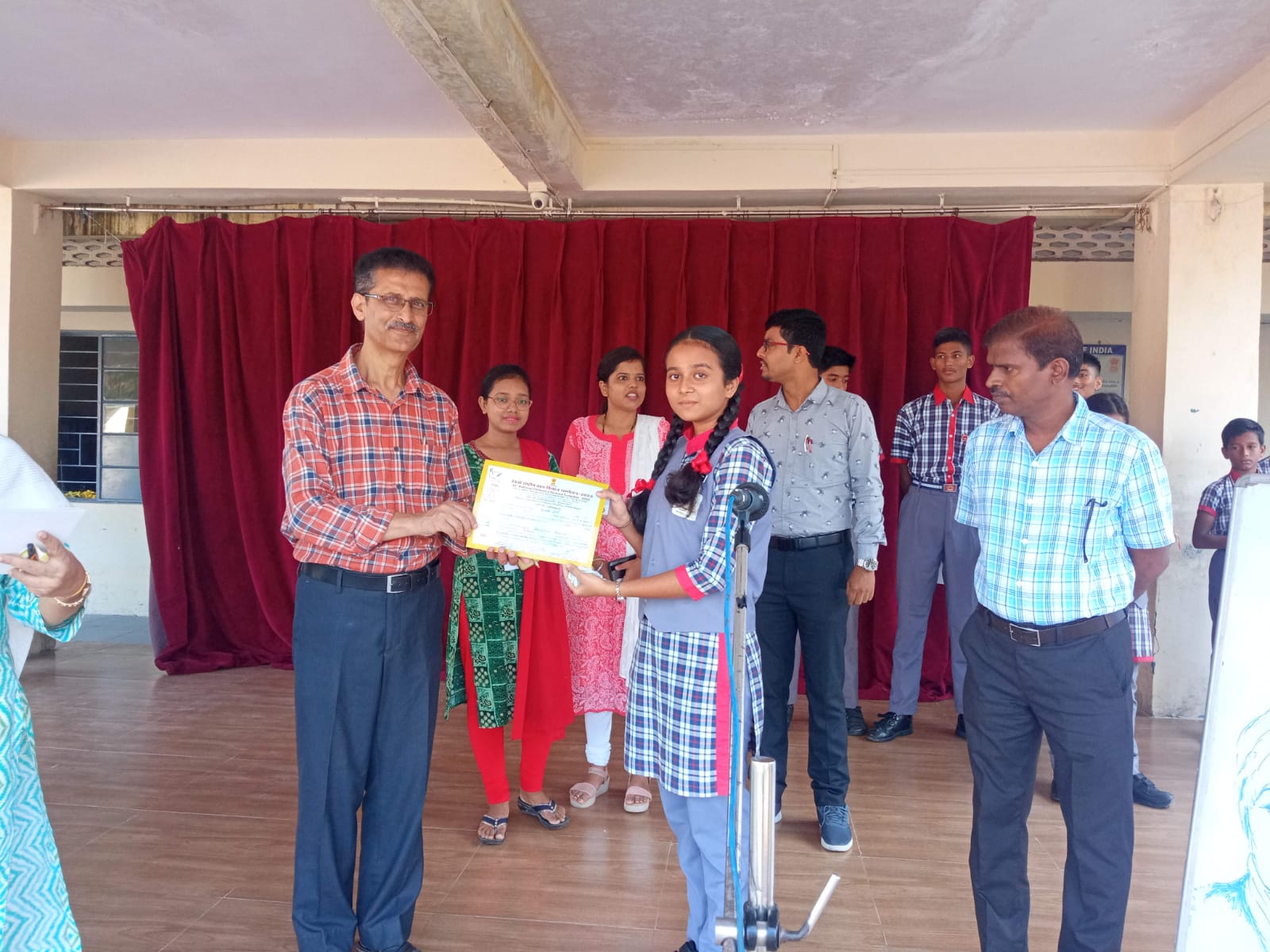 हमारे विद्यालय का एक छात्र राष्ट्रीय बाल विज्ञान कांग्रेस के लिए चयनित हुआ