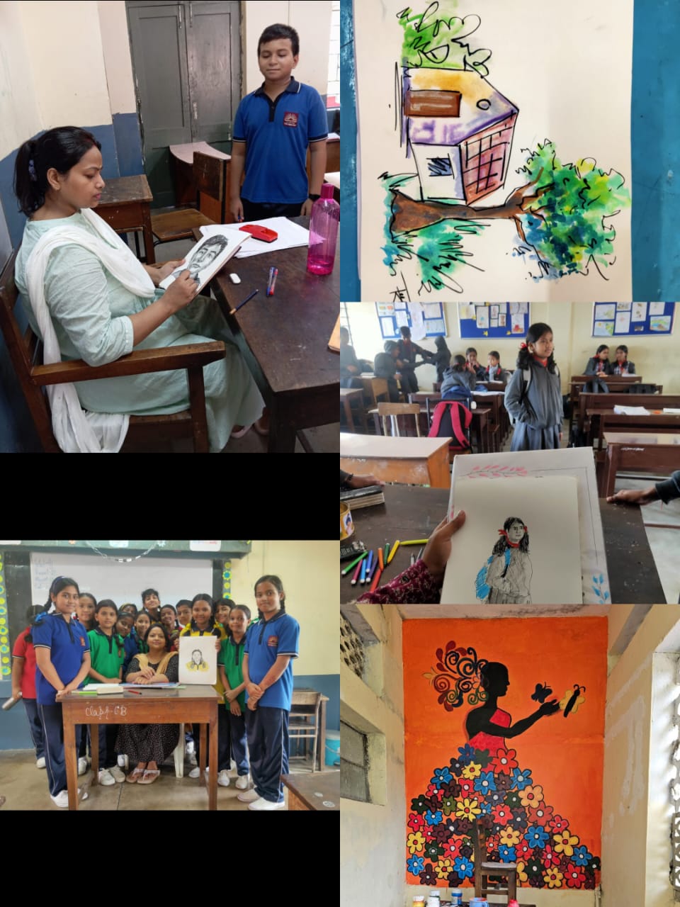 कक्षा कला और शिल्प कार्य