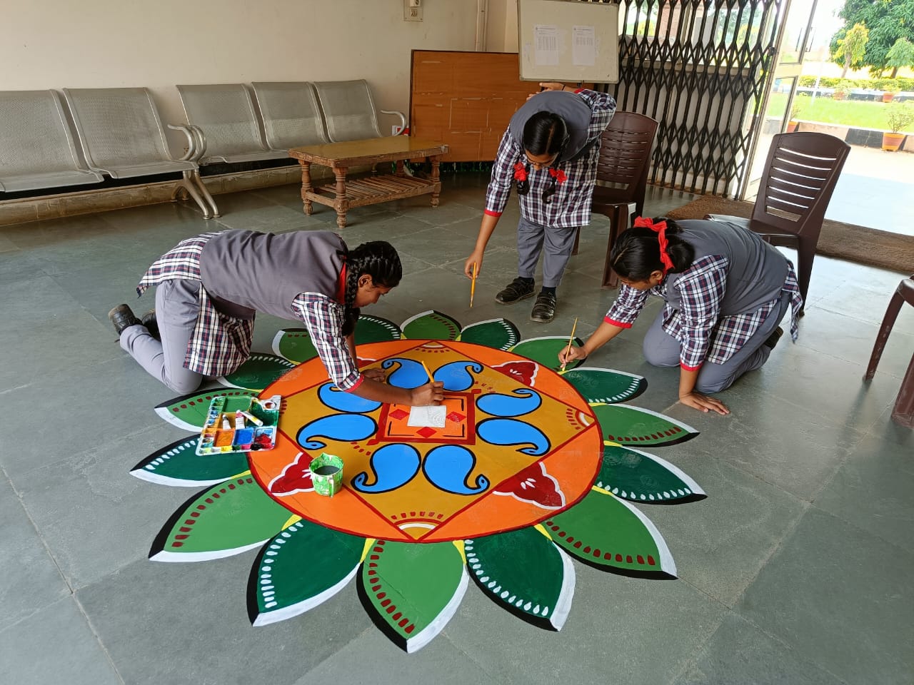 Rangoli Making