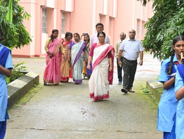 माननीय मुख्य अतिथि का स्वागत