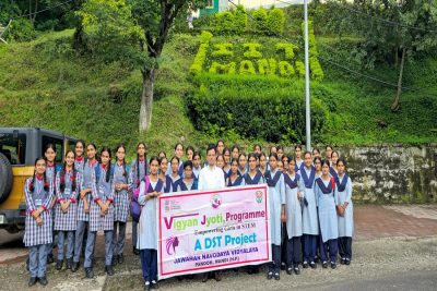 student visit IIT Mandi under vigyan jyoti