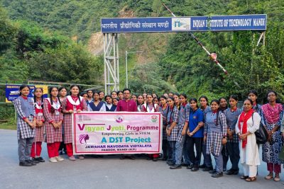 student visit IIT Mandi under vigyan jyoti