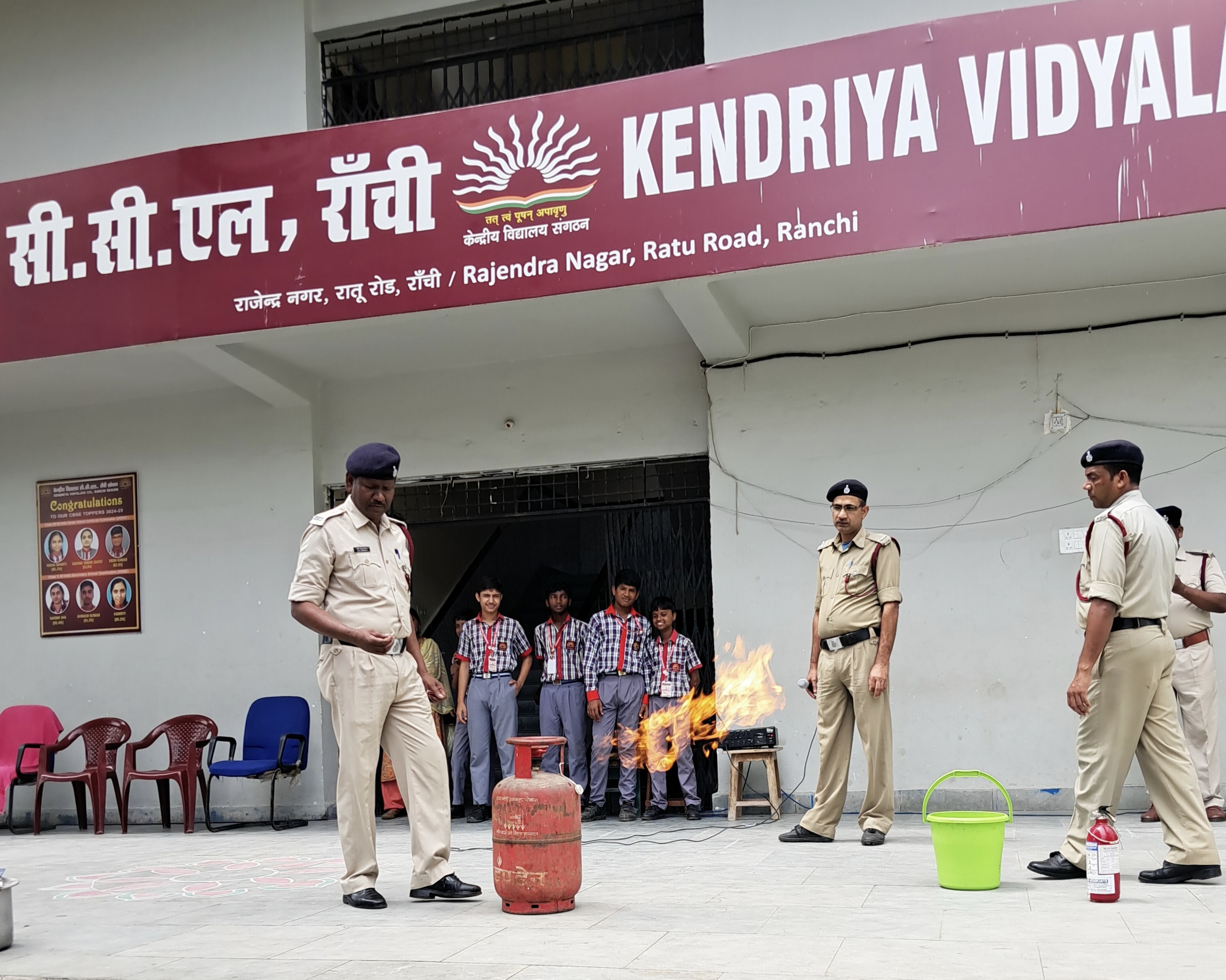 Fire safety drill
