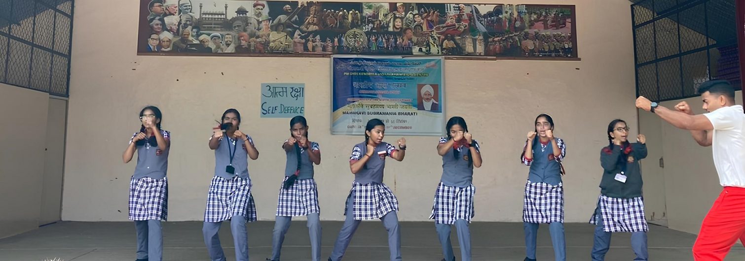 Self Defense Training given to the Students