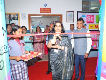 Hon’ble Commissioner KVS Ms Prachi Pandey inaugurated the state of the art STEM Lab at PM SHRI KV MEG and Centre