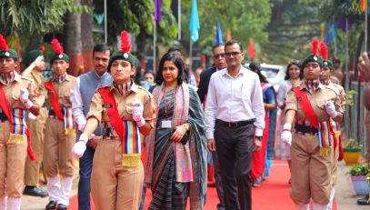 Hon’ble Commissioner KVS Ms Prachi Pandey inaugurated the state of the art STEM Lab at PM SHRI KV MEG and Centre