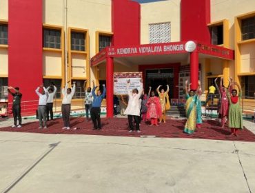 INTERNATIONAL YOGA DAY 2025 AT PM SHRI KV BHONGIR
