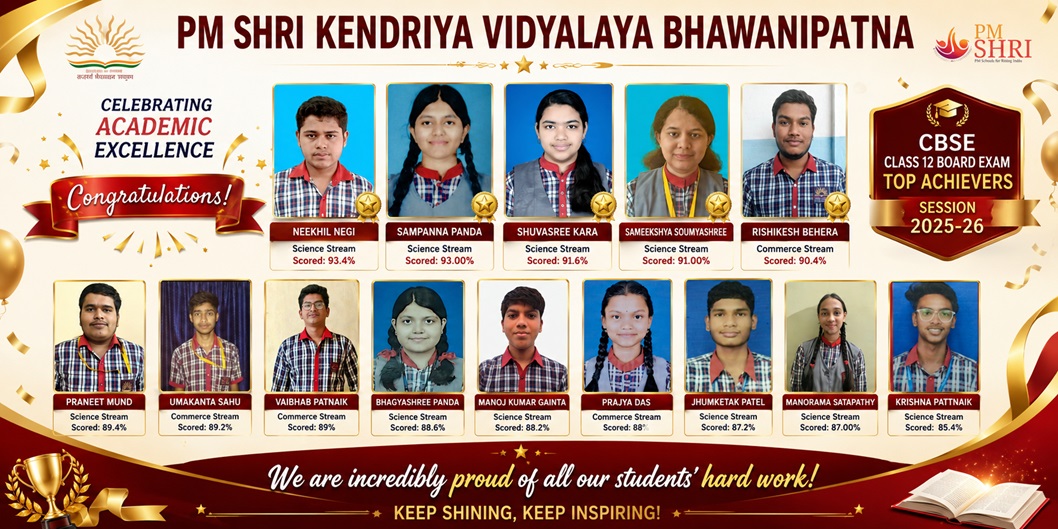Vidyalaya Toppers(Class-XII)
