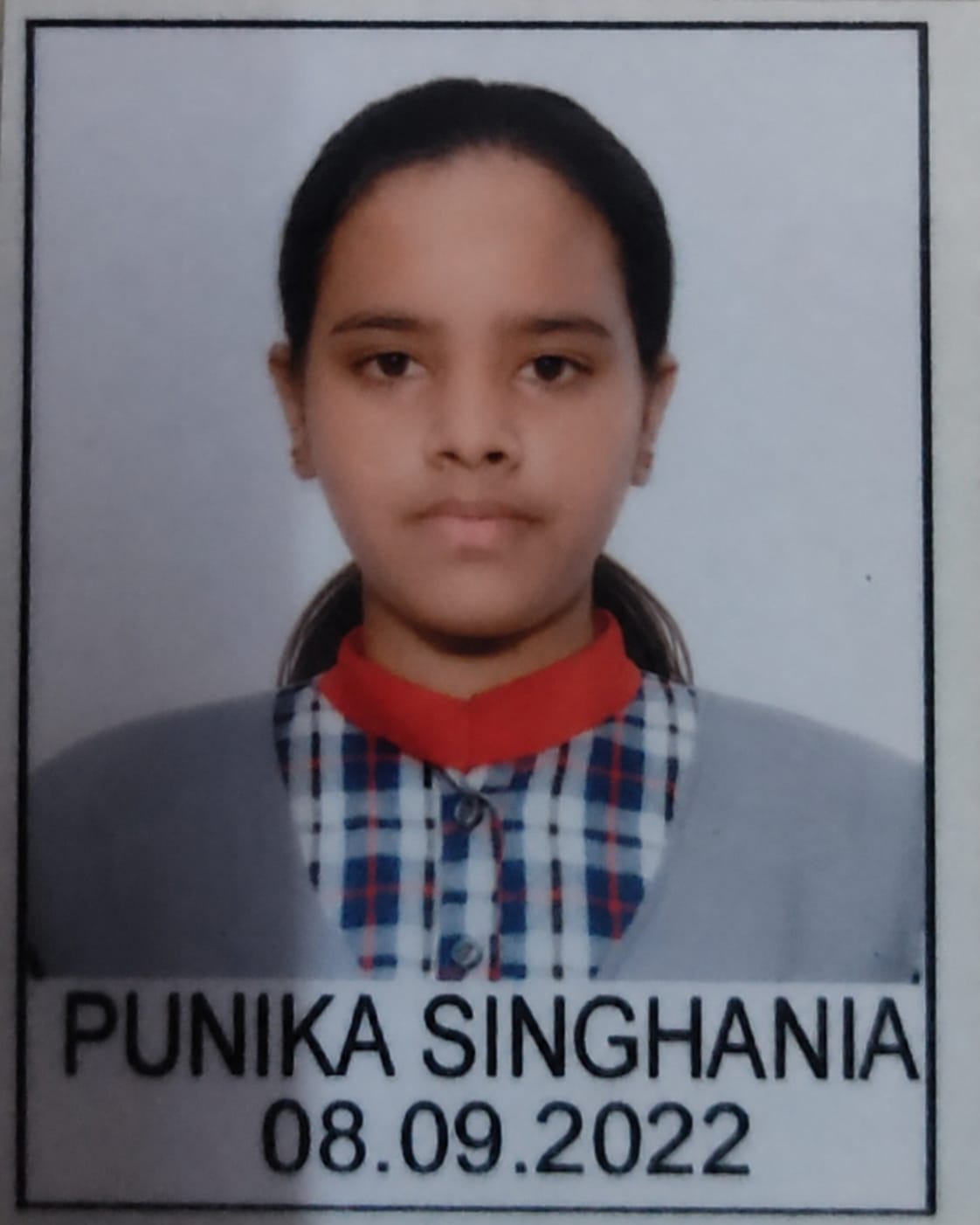 student name
