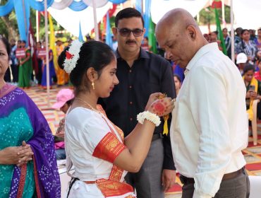 Welcome of guests at KVS National Sports meet 2024