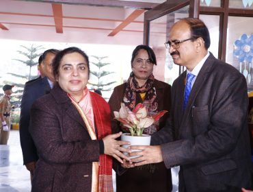 commissioner in Sh Nitin Gadkari Visit