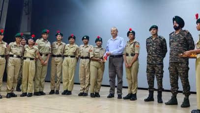 22 Girl Cadets at Delhi Cantt