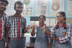 Science Lab Activities (Student doing experiment)