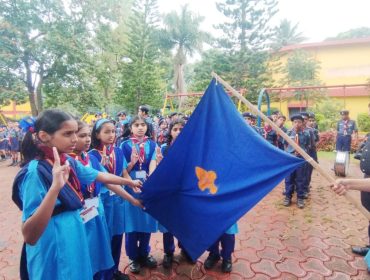 स्काउट्स और गाइड्स का शपथ ग्रहण समारोह