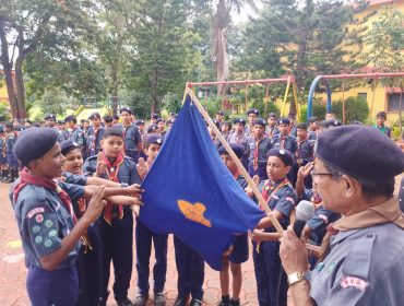 स्काउट्स और गाइड्स का शपथ ग्रहण समारोह