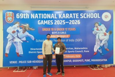 MANAV CLASS XII SELECTED FOR SGFI 2025