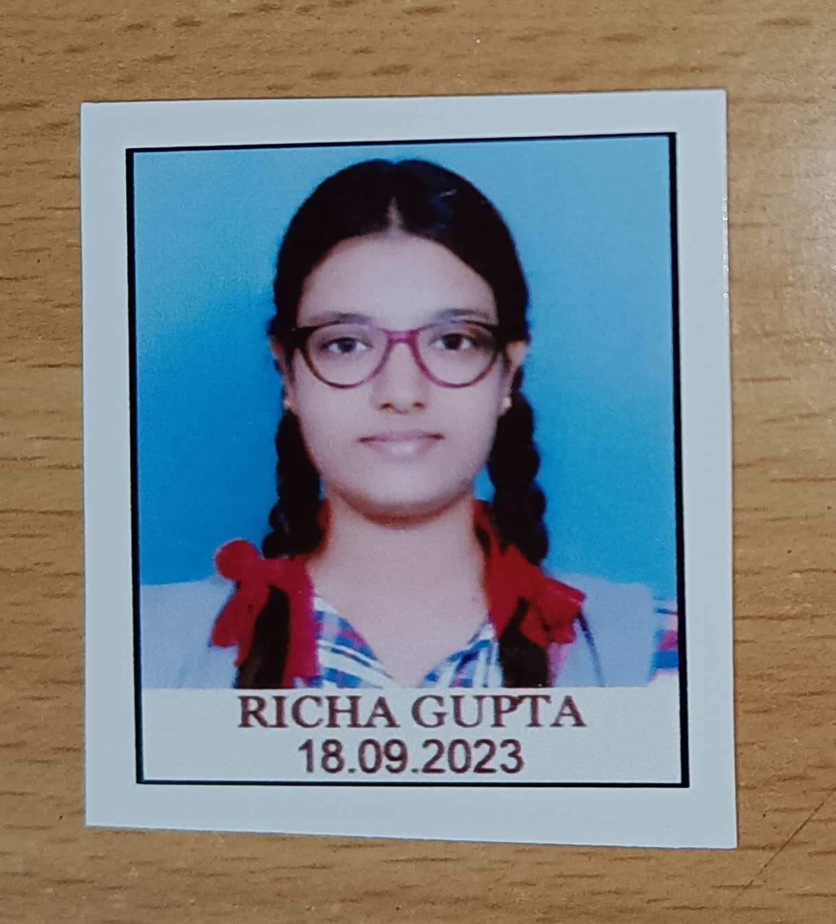 student name