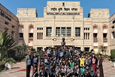 पूसा में राष्ट्रीय कृषि विज्ञान परिसर का दौरा