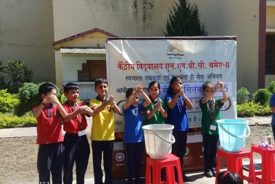 स्वच्छता पखवाड़ा हाथ धोना